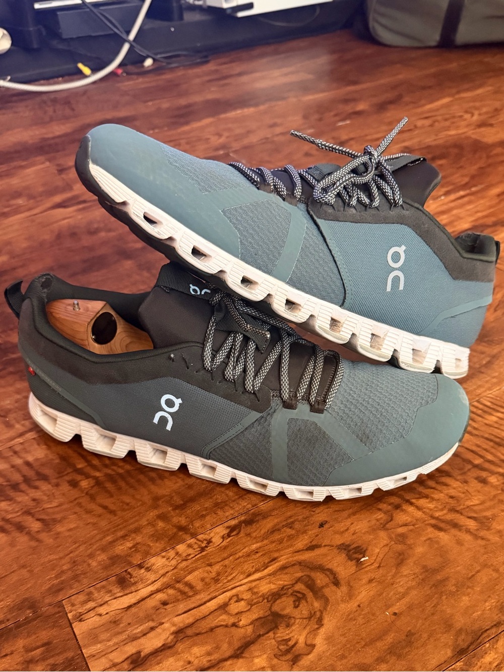 On Men's Cloud X Running SZ 14 Green Lightweight